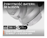 STEELSERIES Arctis Nova 7X white 61567 - 1185193 - zdjęcie 10
